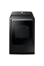 SAMSUNG Samsung 7.4 cu. ft. 240-Volt Black Stainless Steel Electric Dryer with Steam Sanitize+, ENERGY STAR