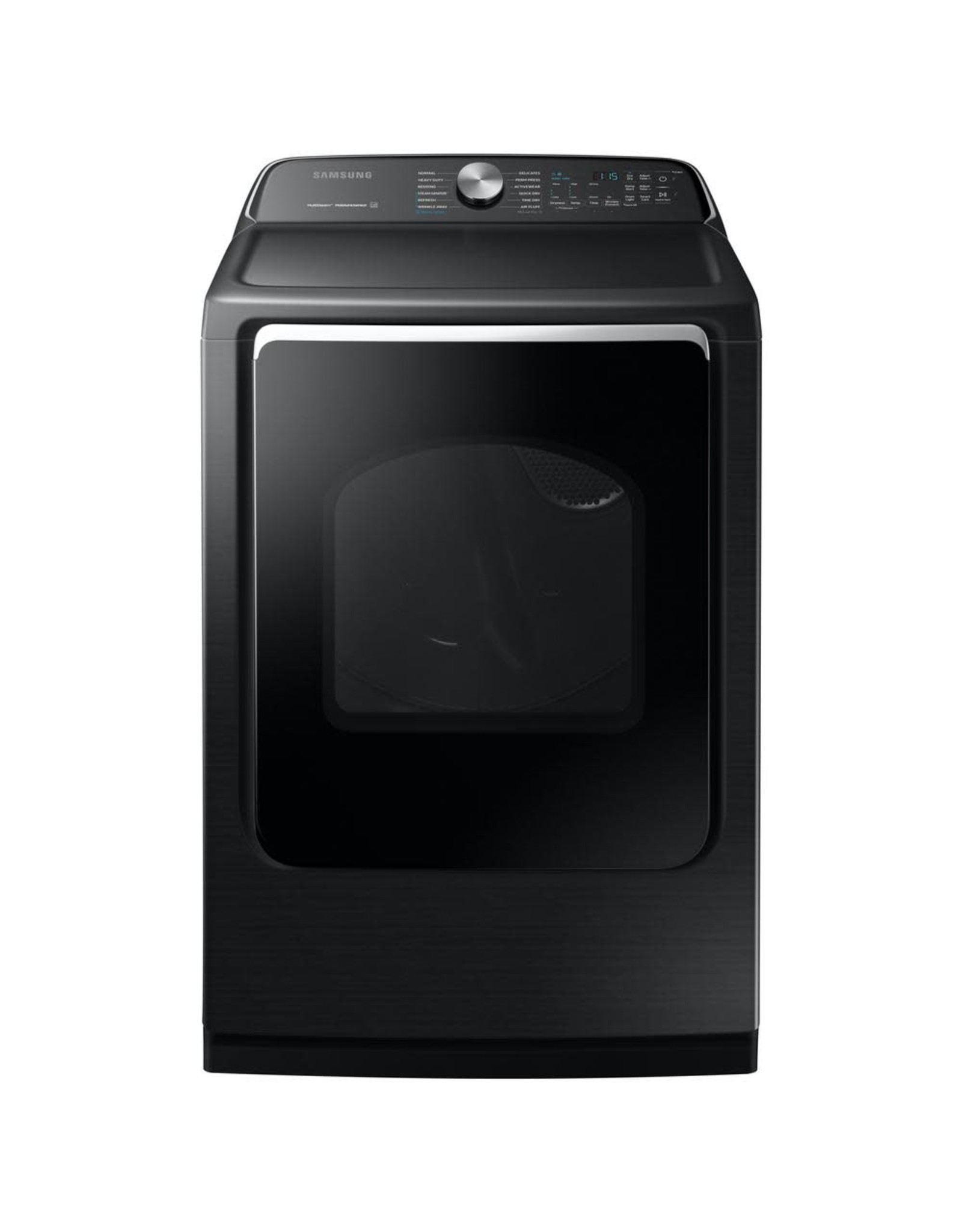 SAMSUNG Samsung 7.4 cu. ft. 240-Volt Black Stainless Steel Electric Dryer with Steam Sanitize+, ENERGY STAR