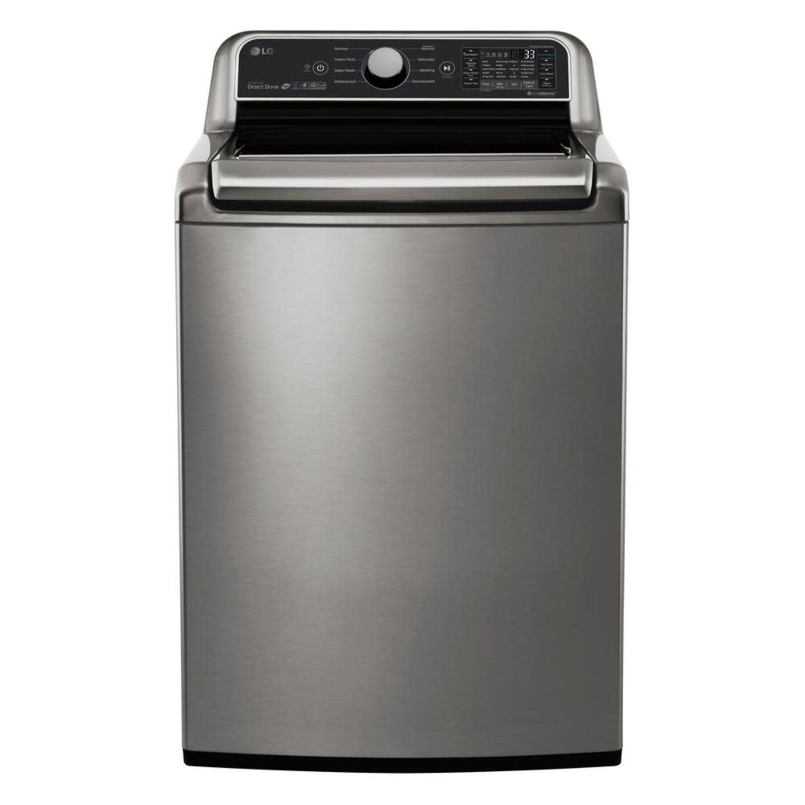 LG Electronics WT7300CV 5.0 cu. ft. HE Mega Capacity Smart Top Load Washer w/ TurboWash3D and Wi-Fi Enabled in Graphite Steel, ENERGY STAR
