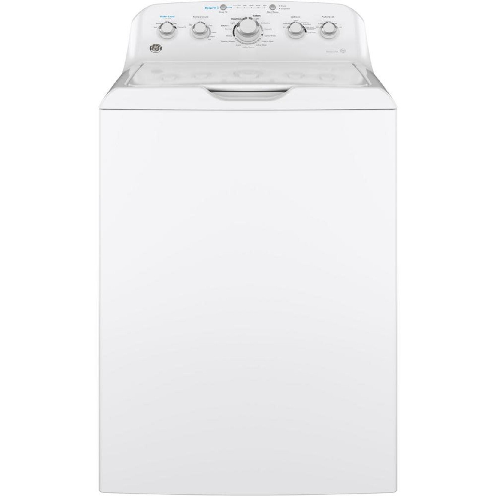 GE GTW465ASNWW GE 4.5 cu. ft. High-Efficiency White Top Load Washing Machine with Stainless Steel Basket
