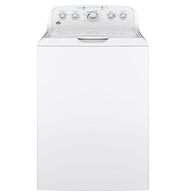 GE GTW465ASNWW GE 4.5 cu. ft. High-Efficiency White Top Load Washing Machine with Stainless Steel Basket