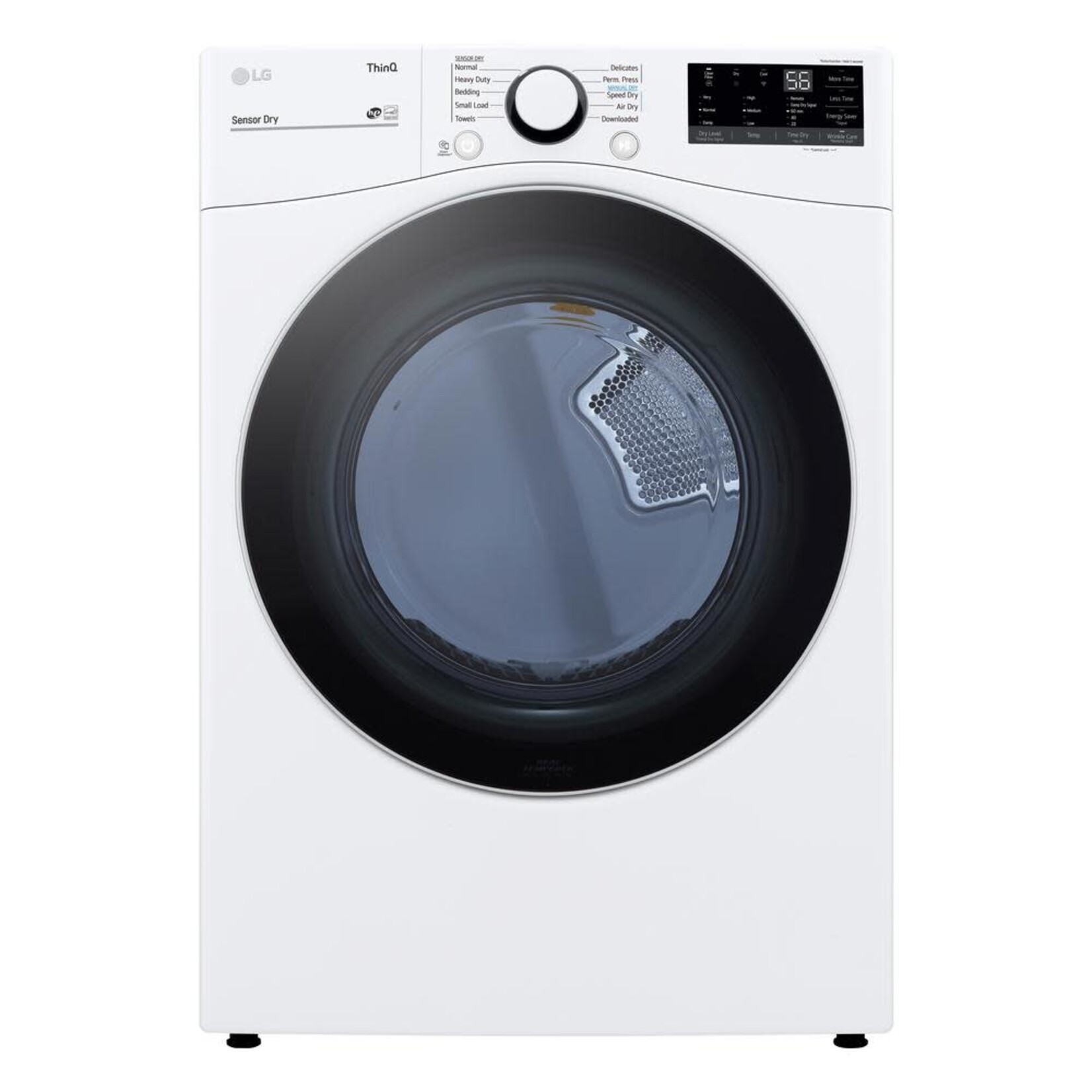 LG Electronics #DLE3600W - LG 7.4 cu. ft. White Ultra Large Capacity Electric Dryer with Sensor Dry