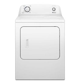 AMANA NED4655EW 6.5 cu. ft. 240-Volt White Electric Vented Dryer with Wrinkle Prevent Option