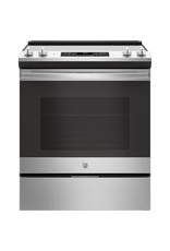 GE GE 30 in. 5.3 cu. ft. Slide-In Electric Range with Self-Cleaning Oven in Stainless Steel
