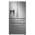 SAMSUNG #RF28R7201SR - 28 cu. ft. 4-Door French Door Refrigerator with FlexZone™ Drawer in Stainless Steel