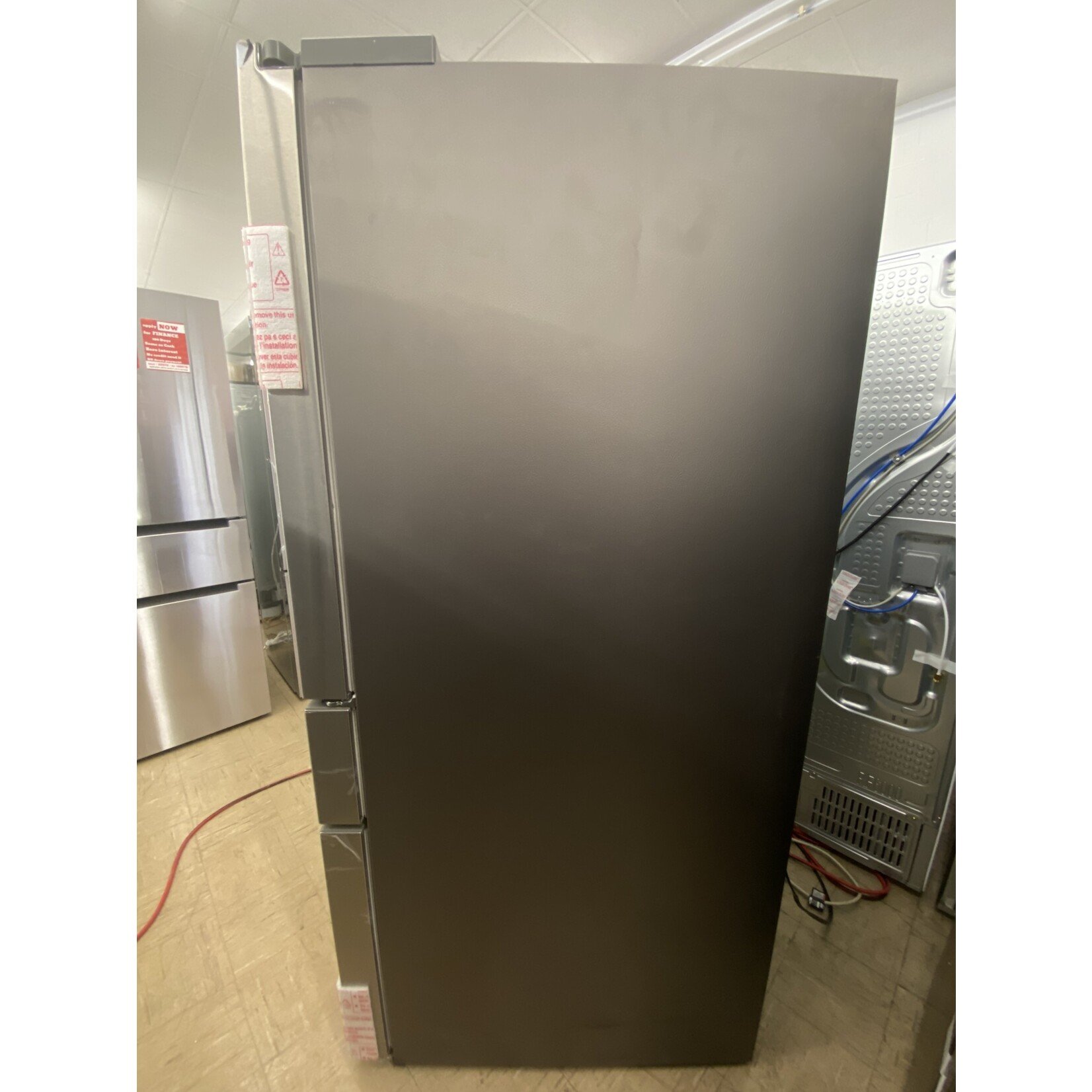 SAMSUNG #RF28R7201SR - 28 cu. ft. 4-Door French Door Refrigerator with FlexZone™ Drawer in Stainless Steel