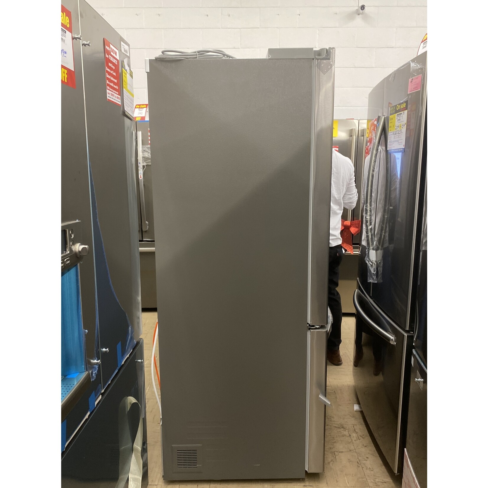 LG Electronics LRFXC2416S 23.5 cu. ft. Smart French Door Refrigerator, Dual Ice Makers with Craft Ice in PrintProof Stainless Steel, Counter Depth