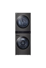 LG Electronics WKEX200HBA 27 in. Black Steel WashTower Laundry Center with 4.5 cu. ft. Front Load Washer and 7.4 cu. ft. Electric Dryer