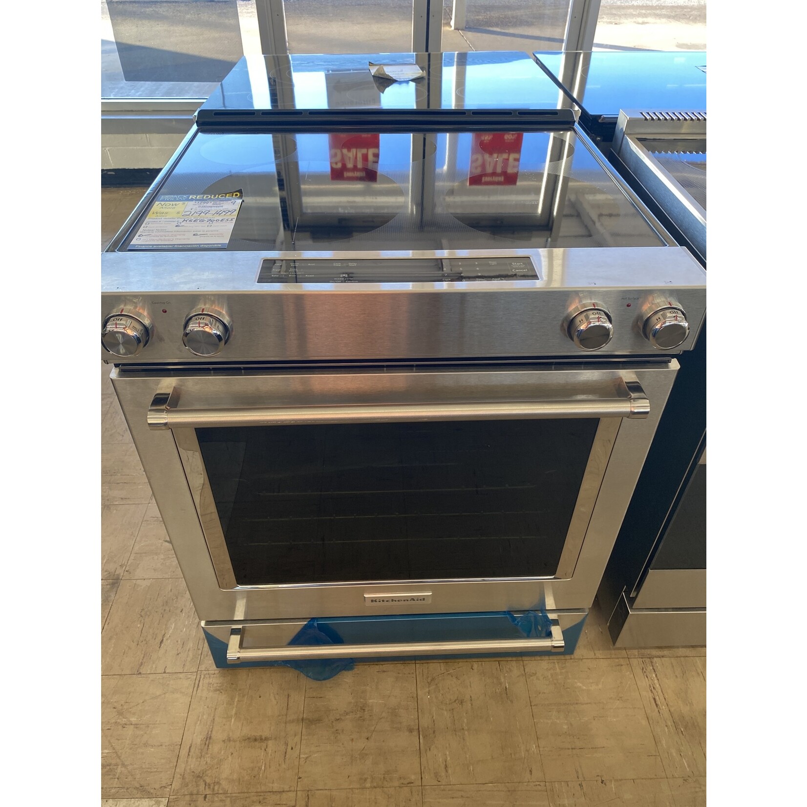 *KSEG700ESS KAD 6.4 cu. ft. Slide-In Electric Range with Self-Cleaning Convection Oven in Stainless Steel