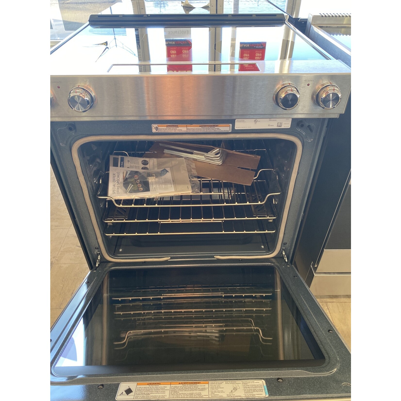 *KSEG700ESS KAD 6.4 cu. ft. Slide-In Electric Range with Self-Cleaning Convection Oven in Stainless Steel
