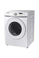 SAMSUNG (DVE45T6000W Samsung 7.5 cu. ft. 240-Volt White Electric Dryer with Sensor Dryer (Pedestals Sold Separately)