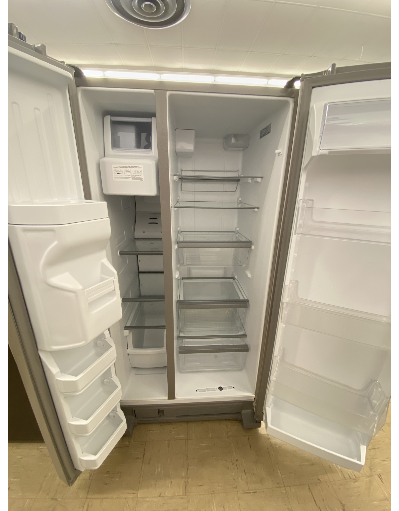 WRS321SDHZ WHR No Frost Side Free Standing Refr Frez 21 CU FT, 33