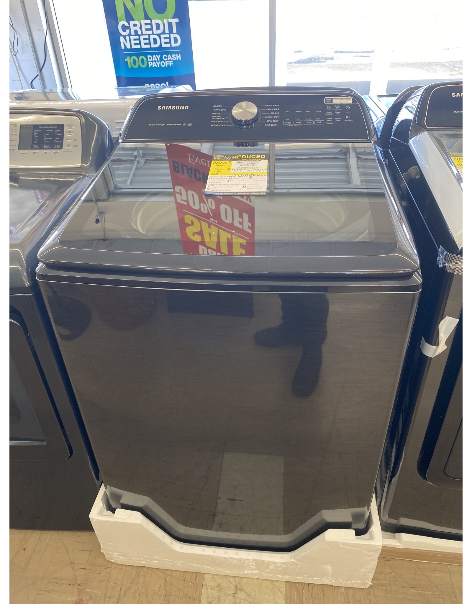 5.0 cu. ft. HiEfficiency Fingerprint Resistant Black Stainless Top