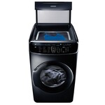 SAMSUNG *DVE60M9900V Samsung 7.5 cf electric dryer w/ Multi-Steam (Black Stainless)