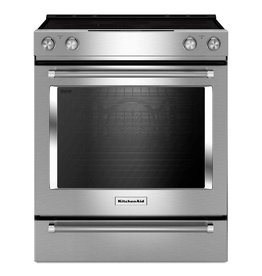 KSEG700ESS KAD 6.4 cu. ft. Slide-In Electric Range with Self-Cleaning Convection Oven in Stainless Steel