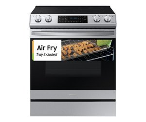 Samsung 6.3 Cu. ft. Slide-In Electric Range with Air Fry, Stainless Steel - NE63T8511SS