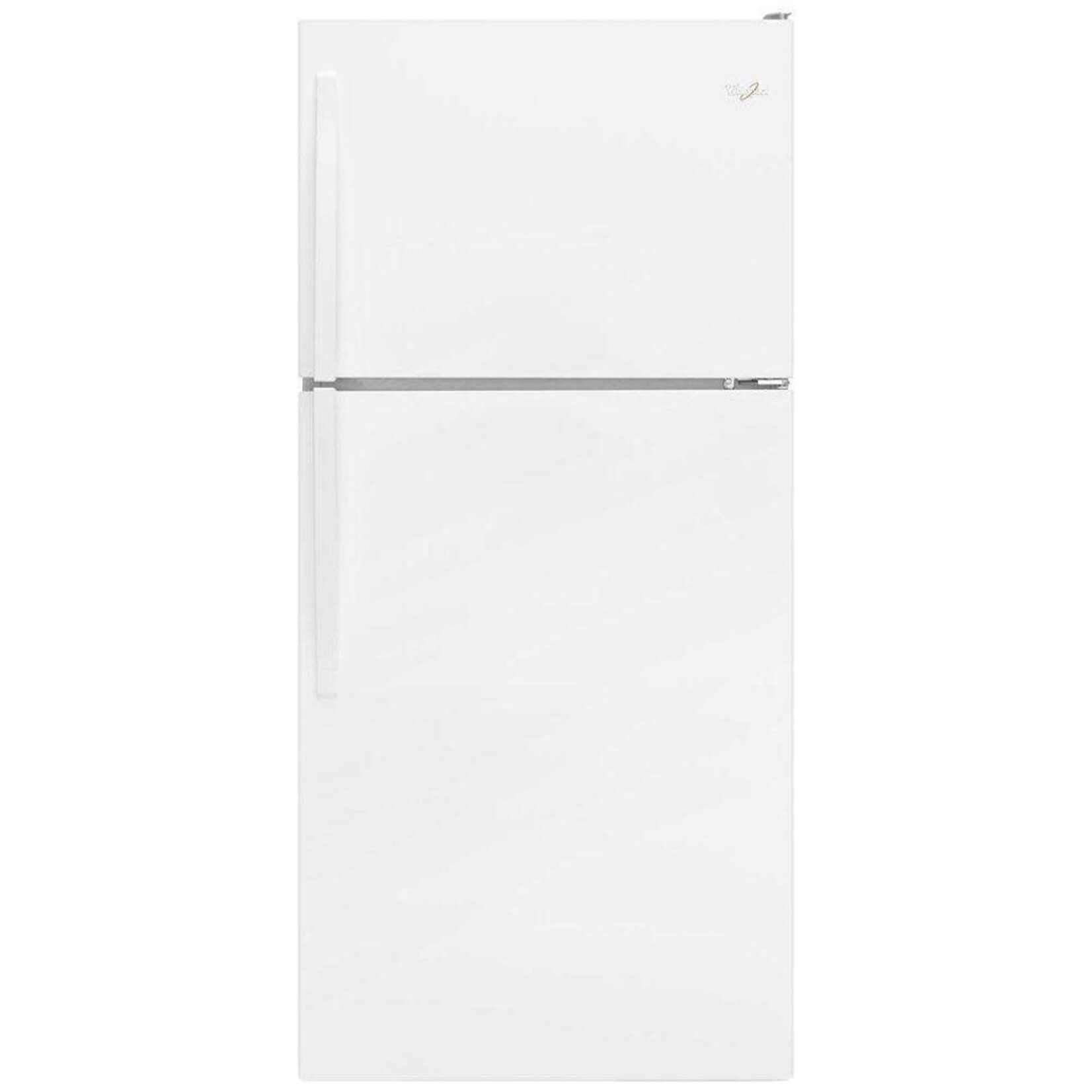 Whirlpool #WRT318FZDW WHR No Frost Top - Free WITH ICE MAKER Standing Refr Frez - 18 CU FT; STD ENERGY/GLASS RC; SEMI-SMOO