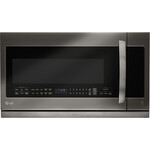 LG Electronics *LMHM2237BD 2.2 cu. ft. Over the Range Microwave in Black Stainless Steel with Sensor Cook and ExtendaVent