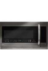 LG Electronics LMHM2237BD 2.2 cu. ft. Over the Range Microwave in Black Stainless Steel with Sensor Cook and ExtendaVent