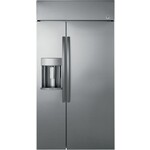 GE Profile PSB48YSKSS Profile 28.7 cu. ft. Built-In Side by Side Refrigerator in Stainless Steel
