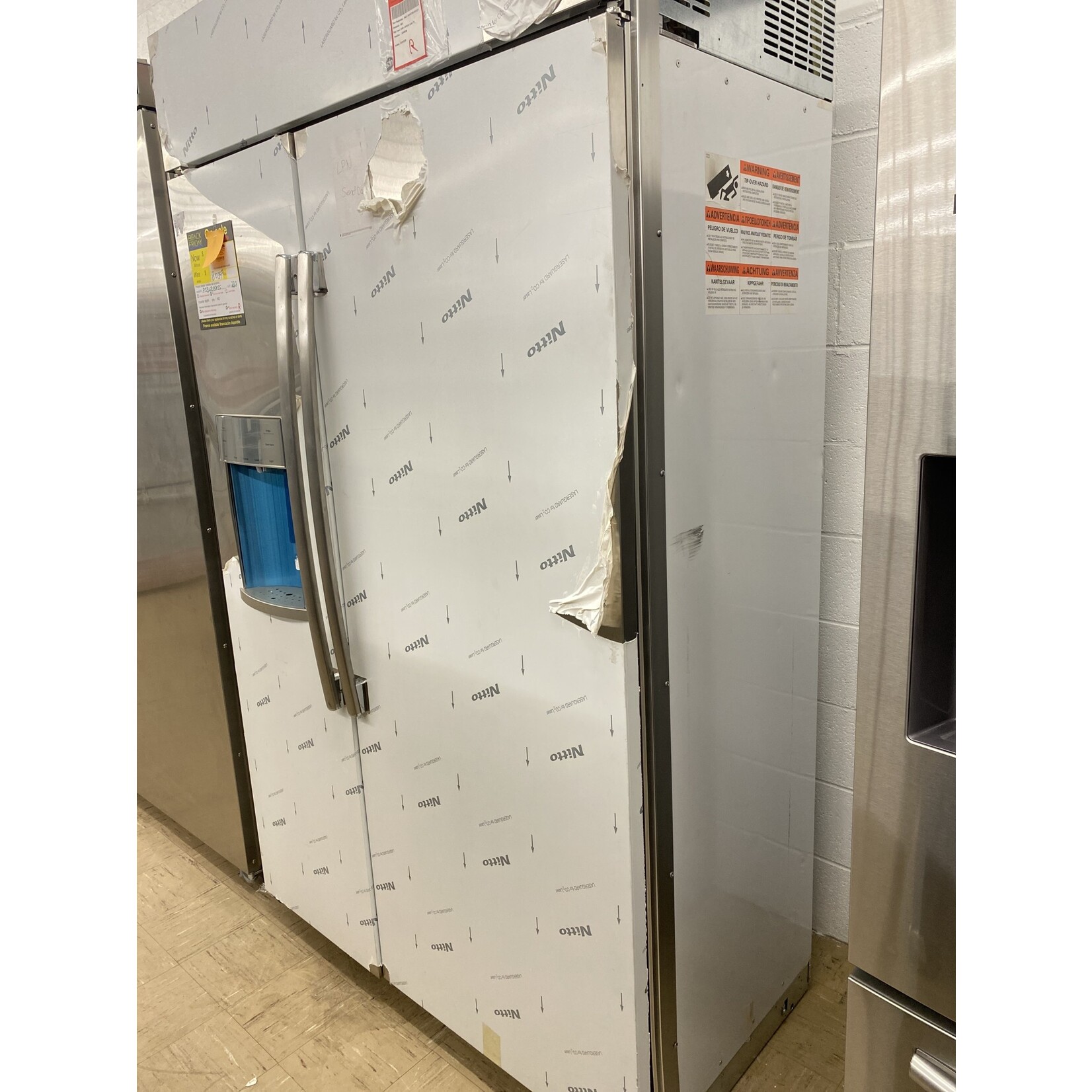 GE Profile PSB48YSKSS Profile 28.7 cu. ft. Built-In Side by Side Refrigerator in Stainless Steel