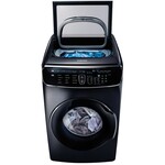 SAMSUNG WV60M9900AV Samsung 5.0 cf + 1.0 cf Flex Washer w/ Super Speed (Black Stainless)