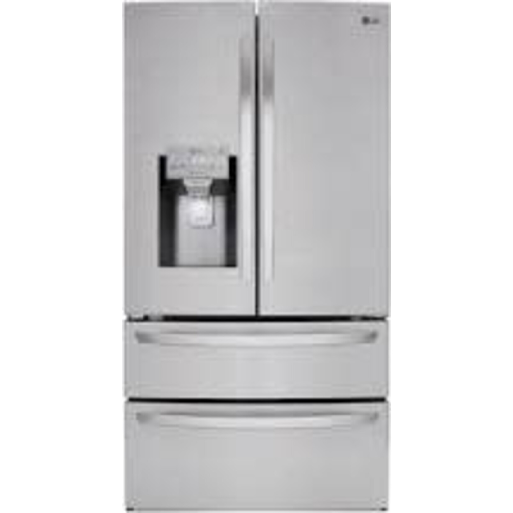 LG LMX528626S 27.8 cu. ft. 4 Door French Door Smart Refrigerator with 2 Freezer Drawers and Wi-Fi Enabled in Stainless Steel