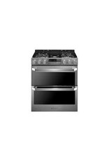 LG SIGNATURE LUTD4919SN  7.3 cu. ft. Slide-In Double Oven Smart Dual-Fuel Range with ProBake Convection and Wi-Fi Enabled in Stainless Steel