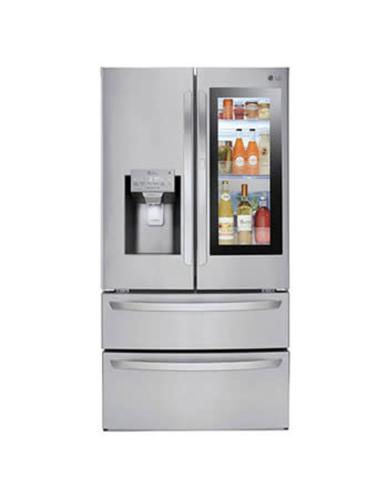 LG Electronics CK 28 cu. ft. 4-Door Smart Refrigerator with InstaView Door-in-Door in Stainless Steel