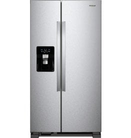 WHIRLPOOL WRS315SDHZ 25 cu. ft. Side by Side Refrigerator in Fingerprint Resistant Stainless Steel