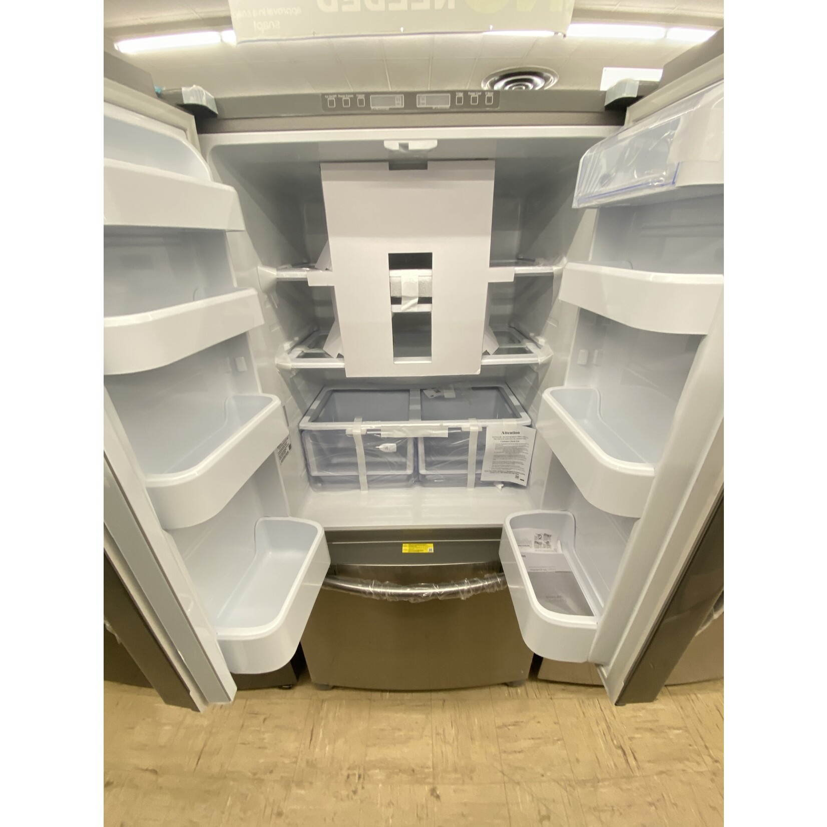 SAMSUNG RF18HFENBSR Samsung 18 Cu.Ft. French Door Refrigerator