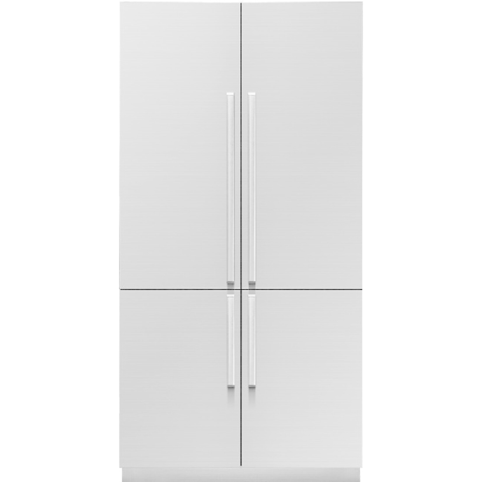 *DRF425300AP 42 Inch Panel Ready Built-In 4 Door French Door Refrigerator with 23.5 Cu. Ft. Total Capacity, Internal Water Dispenser, Ice Maker, Triple Cooling, FreshZone™ Plus Compartment, FreshZone™ Drawer, Sabbath Mode, and ENERGY STAR® Qualified