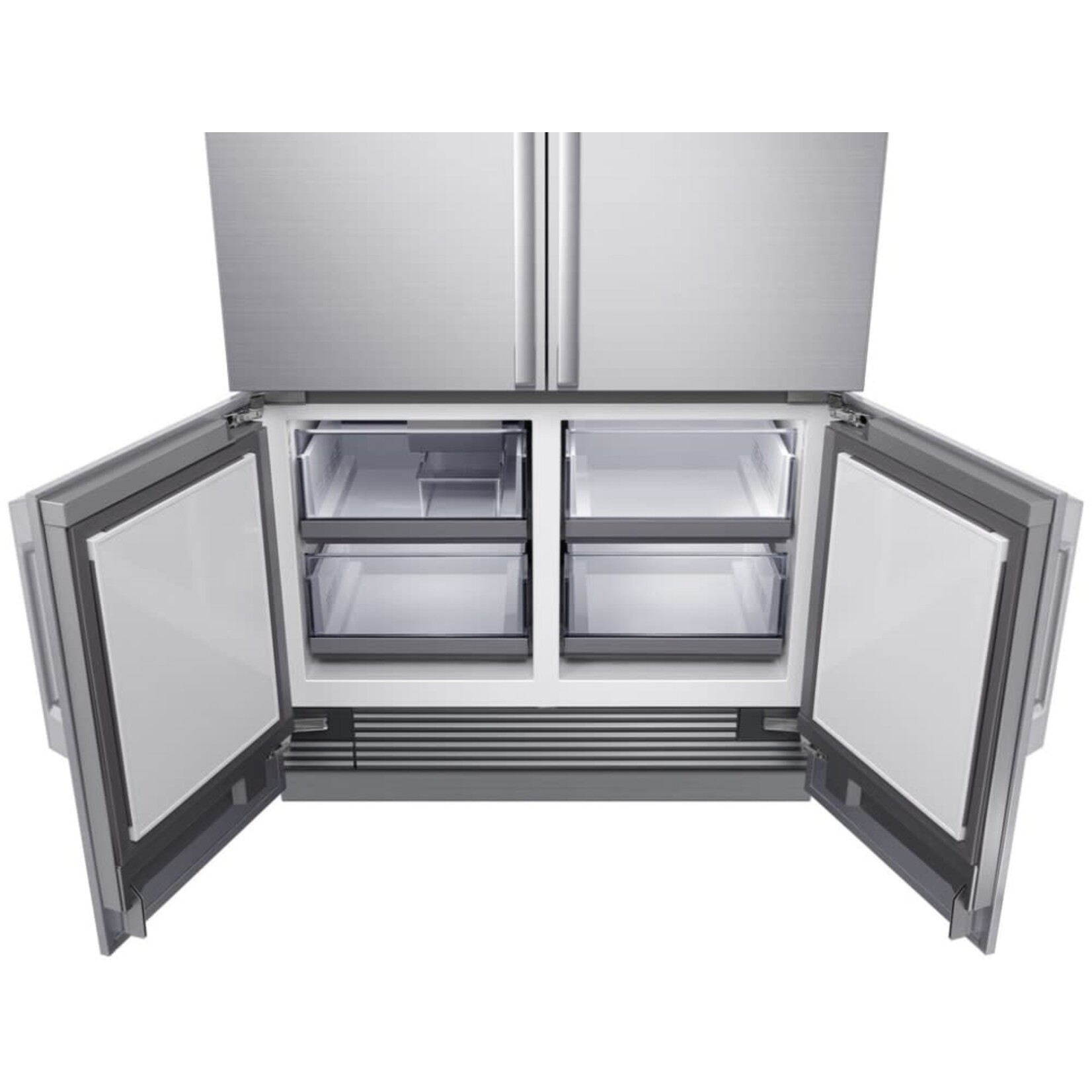 *DRF425300AP 42 Inch Panel Ready Built-In 4 Door French Door Refrigerator with 23.5 Cu. Ft. Total Capacity, Internal Water Dispenser, Ice Maker, Triple Cooling, FreshZone™ Plus Compartment, FreshZone™ Drawer, Sabbath Mode, and ENERGY STAR® Qualified