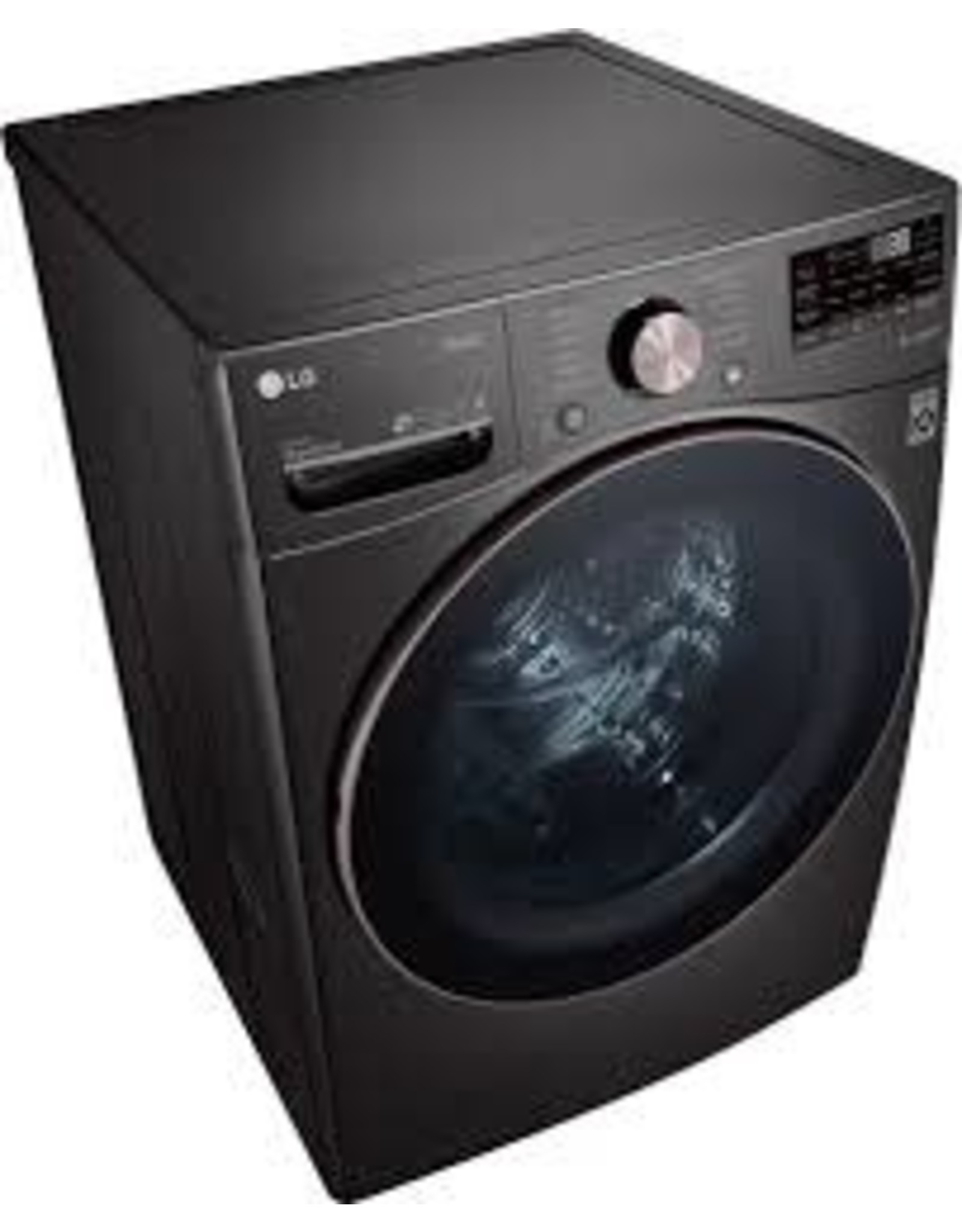 lg WM4000HBA 27 in. 4.5 cu. ft. Black Steel Ultra Capacity Front Load Washing Machine with TurboWash360