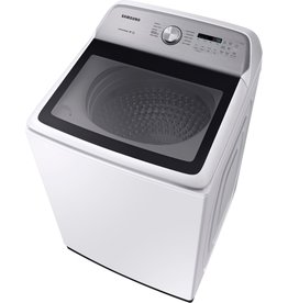 SAMSUNG C/R WA54R7200AW Samsung 5.4 cu. ft. White Top Load Washing Machine with Active WaterJet, ENERGY STAR