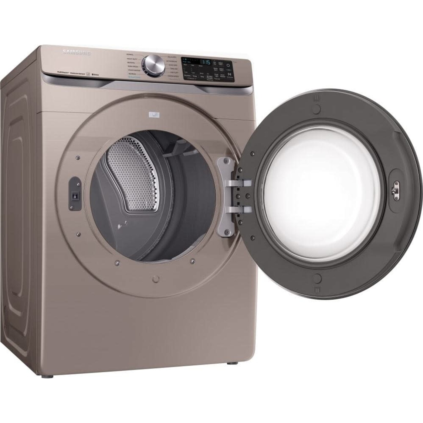 SAMSUNG DVE45R6300C 7.5 cu. ft. Champagne Electric Dryer with Steam Sanitize+, ENERGY STAR