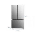 Hisense *HRF266N6CSE 26.6-cu ft French Door Refrigerator with Ice Maker (Fingerprint-Resistant Stainless Steel) ENERGY STAR