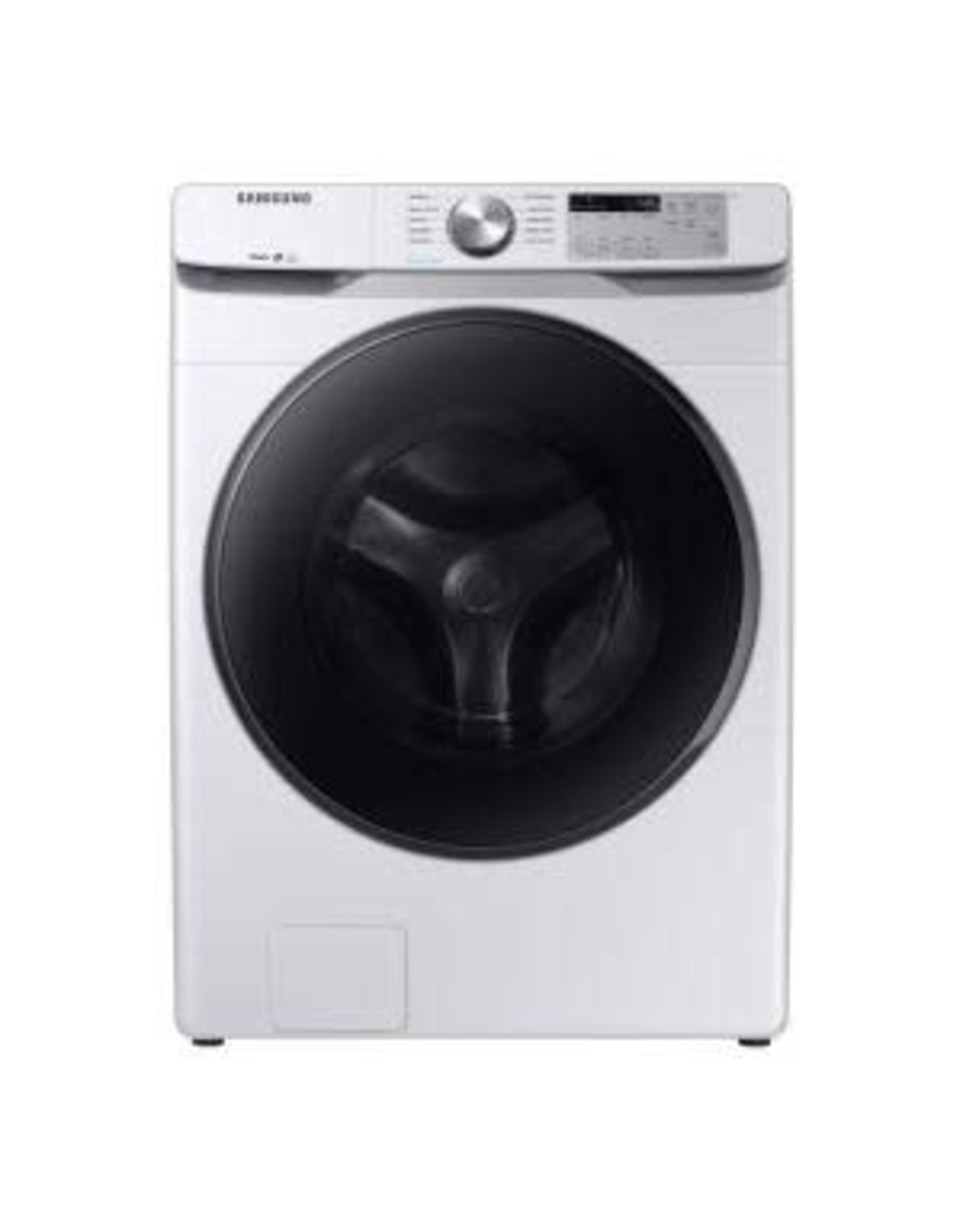 SAMSUNG NEW WF45R6100AW  4.5 cu. ft. High-Efficiency White Front Load Washing Machine with Steam, ENERGY STAR