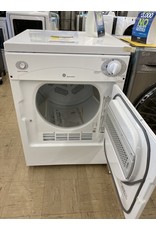 GE DSKP33EC6WW 3.6 cu. ft. 120-Volt White Stackable Electric Vented Portable Compact Dryer