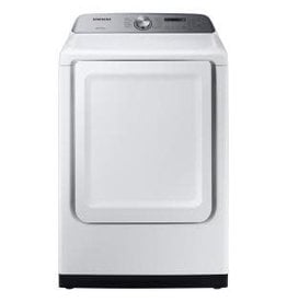 SAMSUNG C/R DVG50R5200W  Samsung 7.4 cu. ft. White Gas Dryer with Sensor Dry