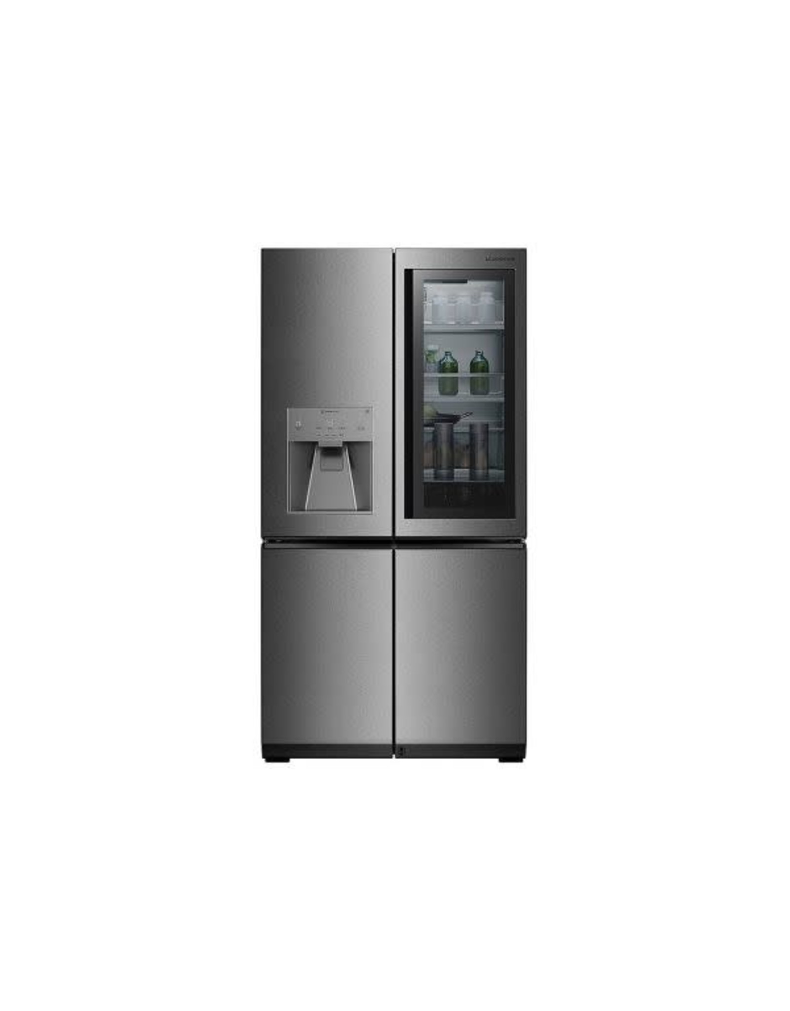 URNTC2306N 23 cu. ft. 4-Door French Door Refrigerator in Textured Steel with Instaview Door-in-Door, Counter Depth