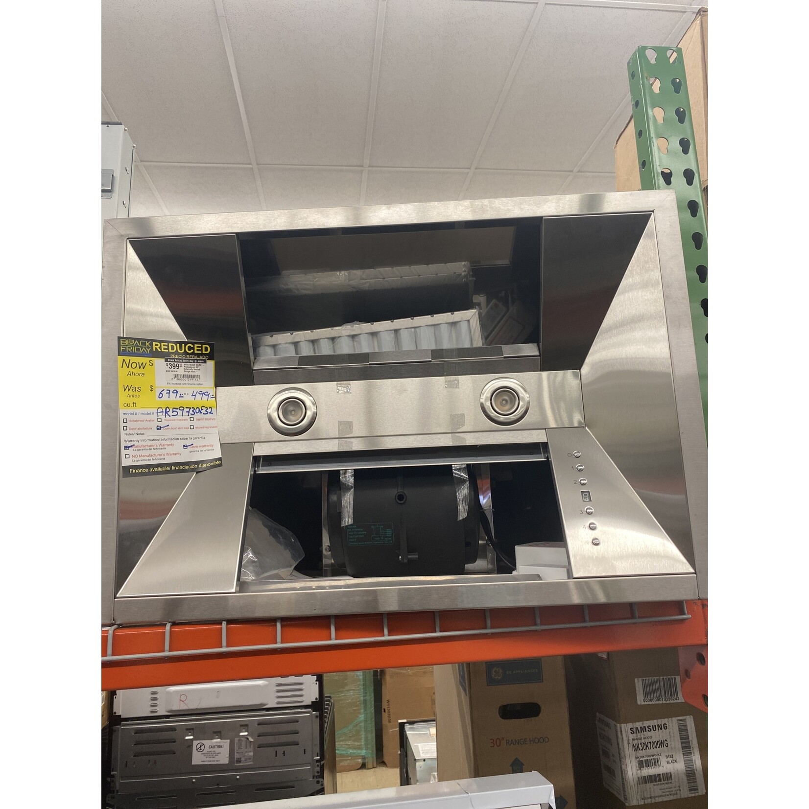 *ZLINE-AR59730E32 - Professional 30" Externally Vented Range Hood - Stainless steel