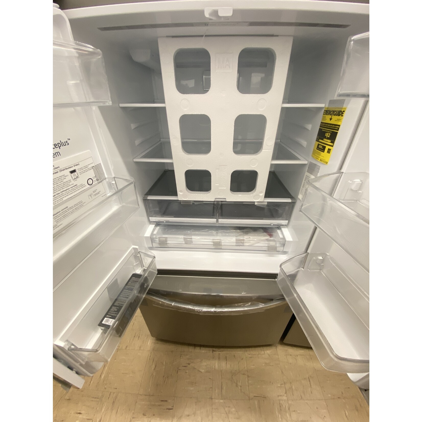 LG Electronics *LFXS26973S 26.2 cu. ft. French Door Smart Refrigerator with Wi-Fi Enabled in Stainless Steel