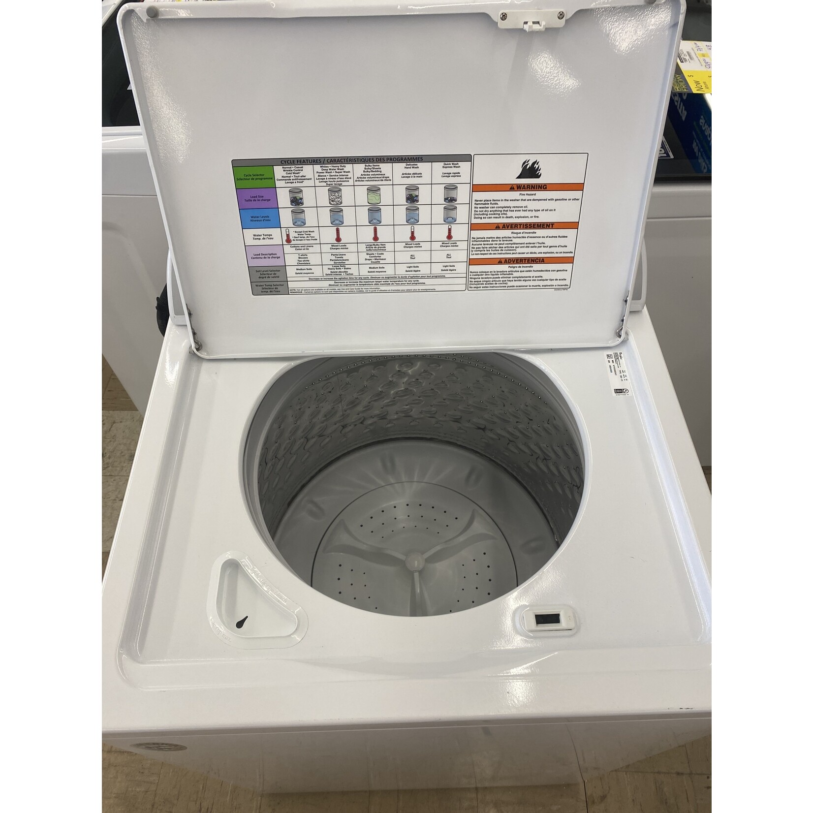Whirlpool WTW5000DW USED WHIRLPOOL 15 DAY WARRENTY Vertical Axis Washer w/Impeller - 4.3 CU FT