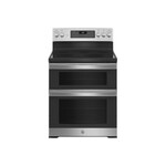 GE #JBS86SPSS -  GE 30 in. Burner Element Free-Standing Double Oven Electric Range in Stainless Steel with Convection and Air Fry