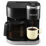 Keurig #5000204977 Keurig K-Duo Coffee Maker, Single Serve and 12-Cup Carafe Drip Coffee Brewer, Compatible with K-Cup Pods and Ground Coffee, Black