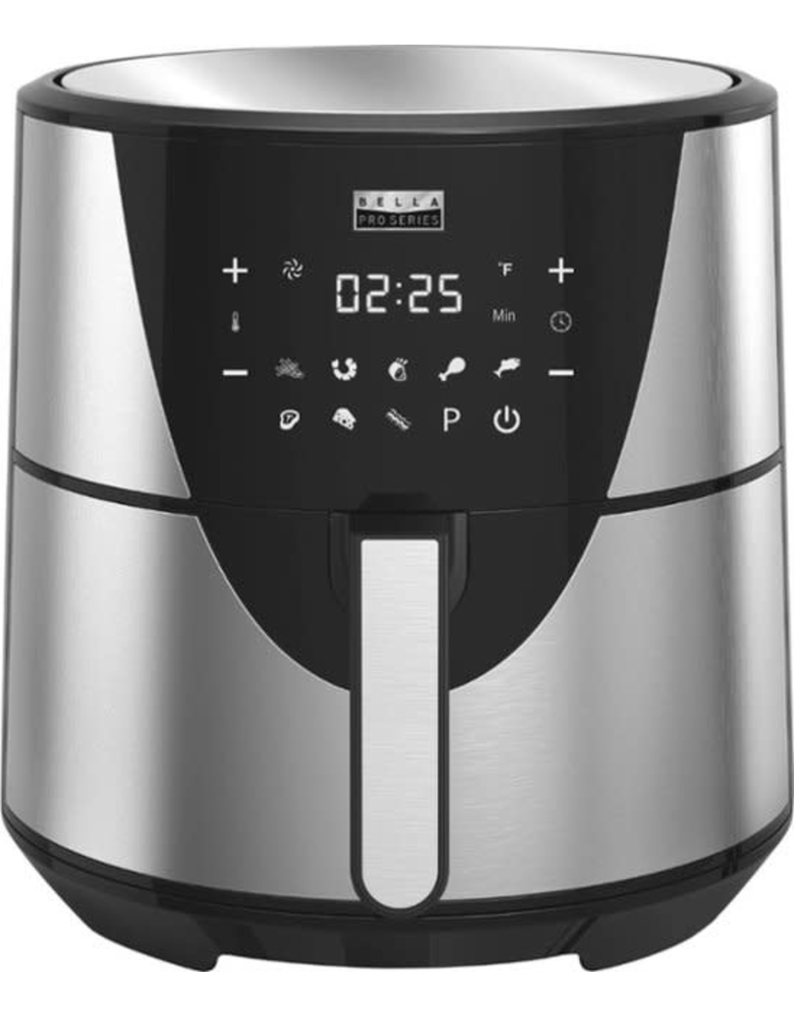 90088 Bella Pro Series - 8-qt. Touchscreen Air Fryer - Stainless Steel -  Black Friday