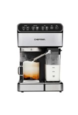 CHEFMAN RJ54 Chefman 6-in-1 Stainless Steel 15-Bar Pump Espresso Machine