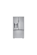 LG Electronics CK LRFXC2416S 23.5 cu. ft. Smart French Door Refrigerator, Dual Ice Makers with Craft Ice in PrintProof Stainless Steel, Counter Depth