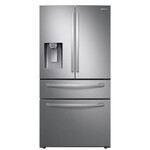 SAMSUNG *RF24R7201SR 23 cu. ft. 4-Door French Door Refrigerator in Fingerprint Resistant Stainless Steel, Counter Depth